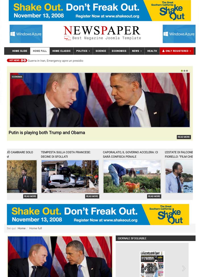 template newspaper pro