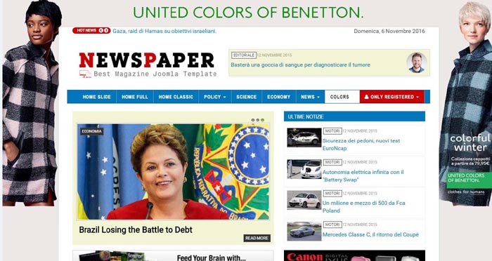 newspaper template