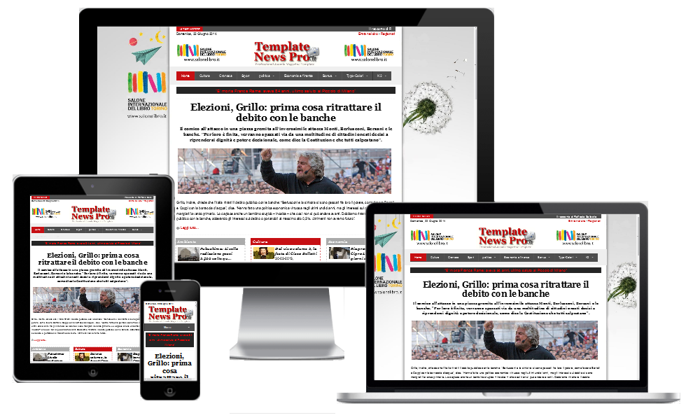 template news pro vista responsive