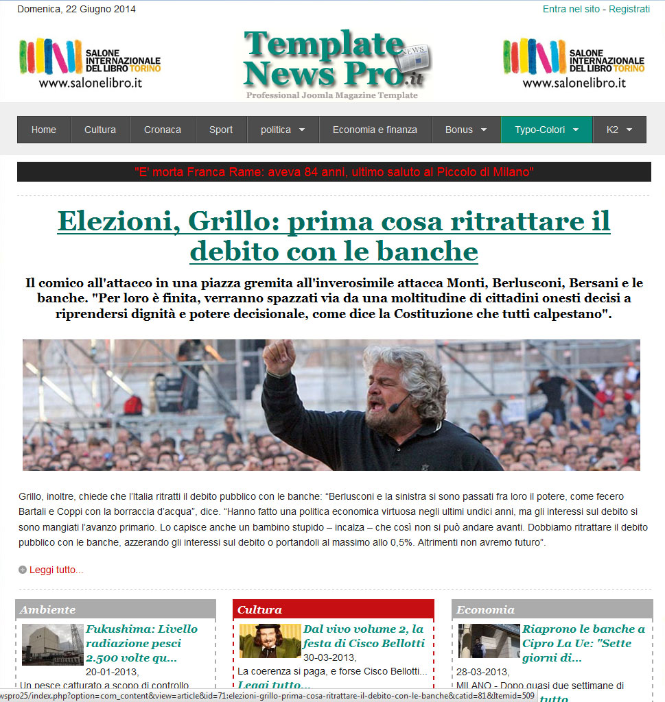 template newspaper pro